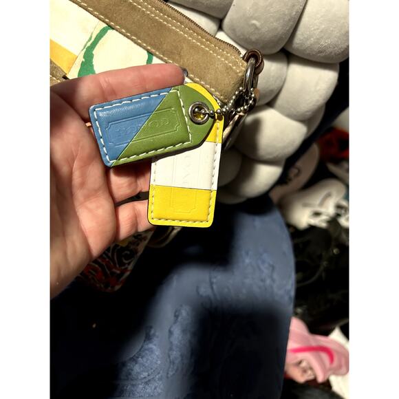 Coach Bohemian Patchwork Crossbody with Poppy Tags - Picture 2 of 10